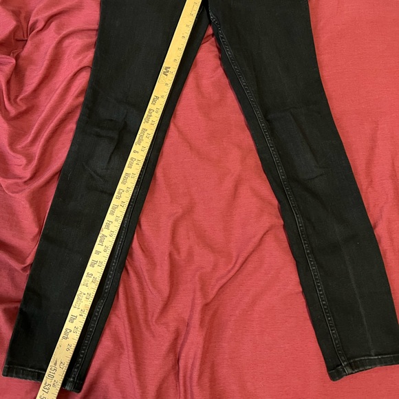 Hollister Black High Rise Super Skinny Jeans Size 7/28 Waist - Picture 4 of 5